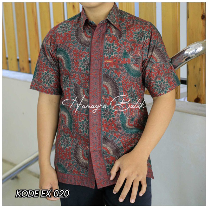 BATIK HAMAYRA || KEMEJA BATIK PRIA PREMIUM LENGAN PENDEK