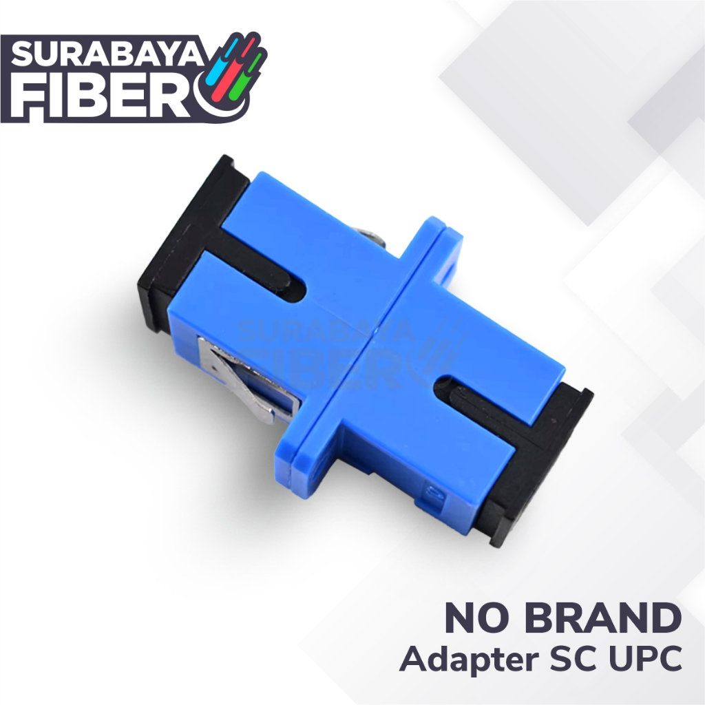 Adapter No Brand SC UPC Standard - Adapter OTB ODC Splitter FTTH - Konektor Fiber Optik Female