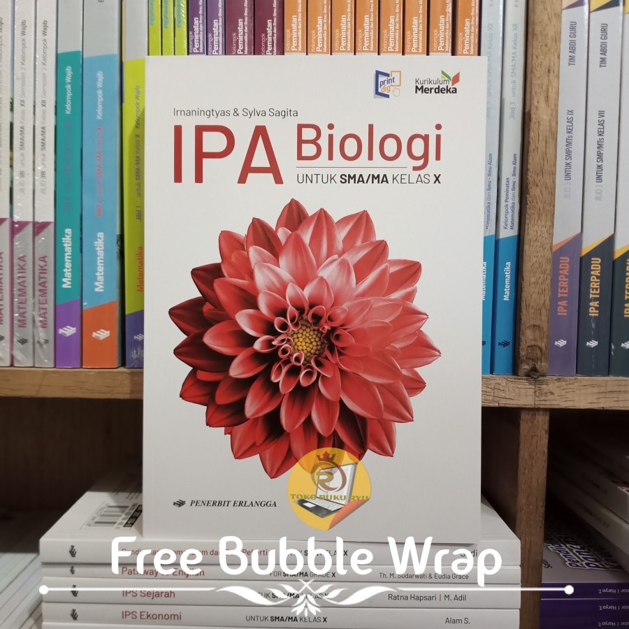 Buku IPA BIOLOGI Kelas 10 11 12 SMA Kurikulum Merdeka Erlangga