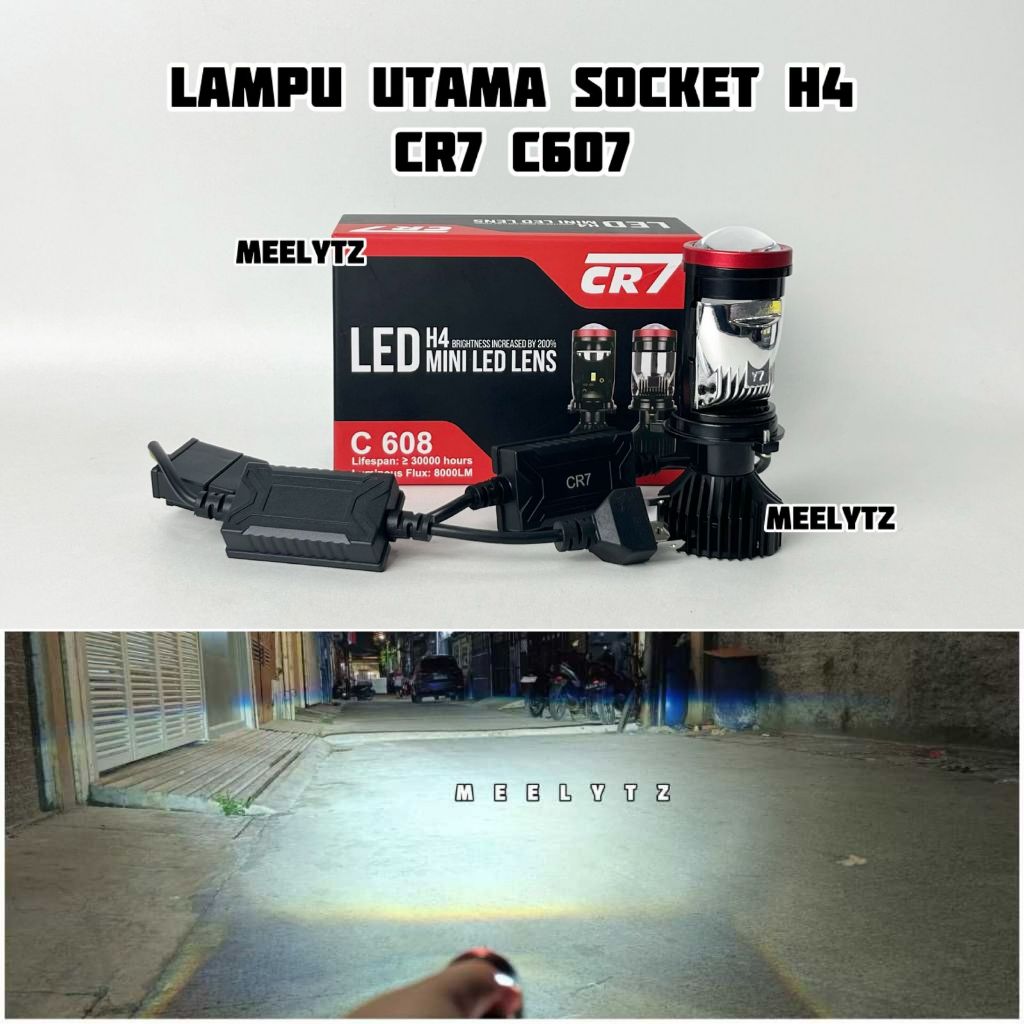 CR7 C608 & Y7D Gen 2 - Lampu Utama H4 LED