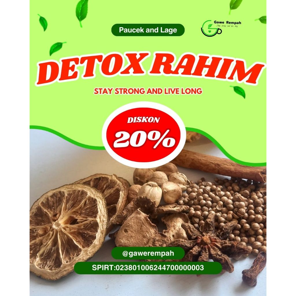 

Detox Rahim 5 Sachet PREMIUM