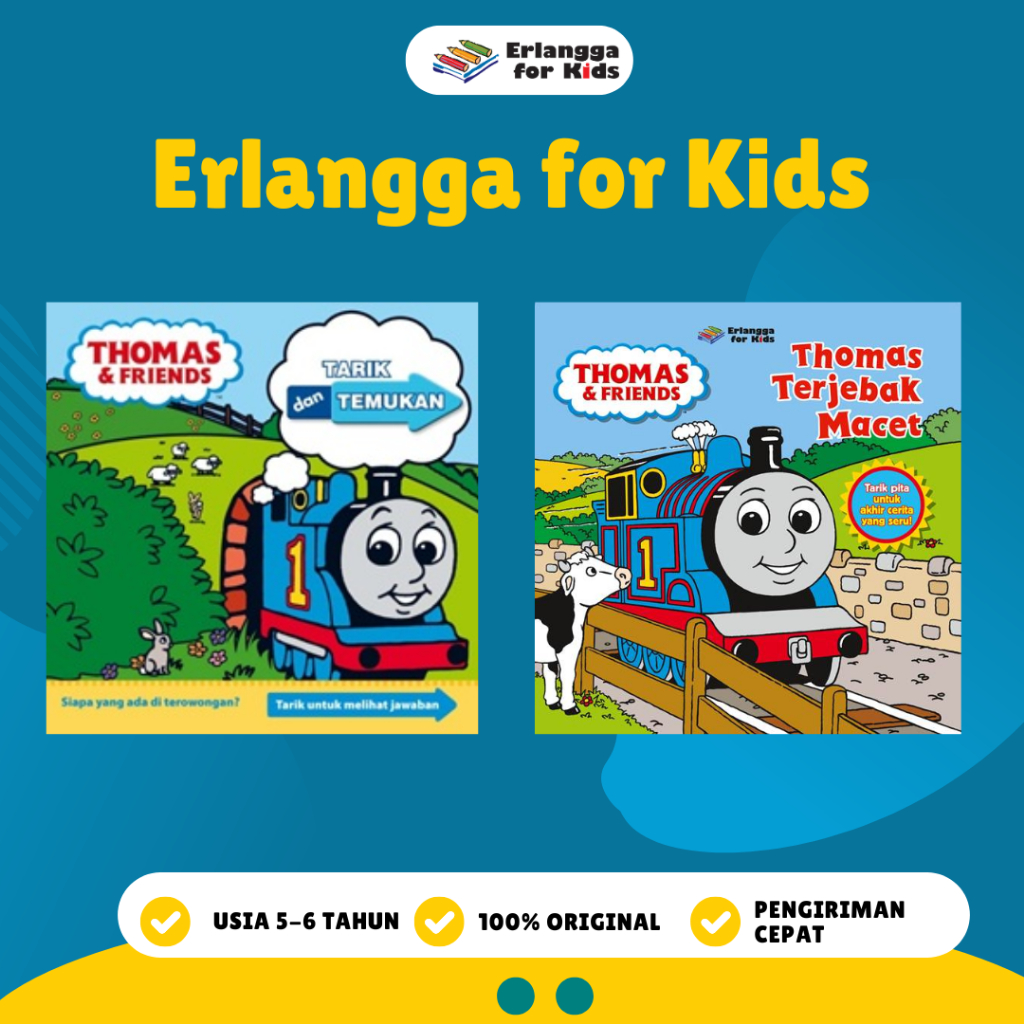 [Erlangga] Buku Cerita Anak: Seri Thomas & Friends