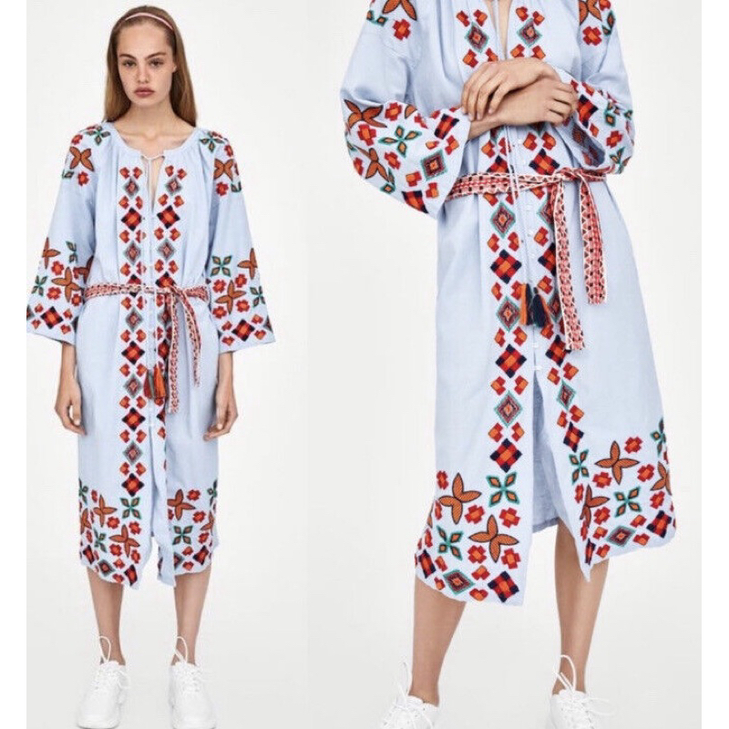 Dress ZR bordir bohemian