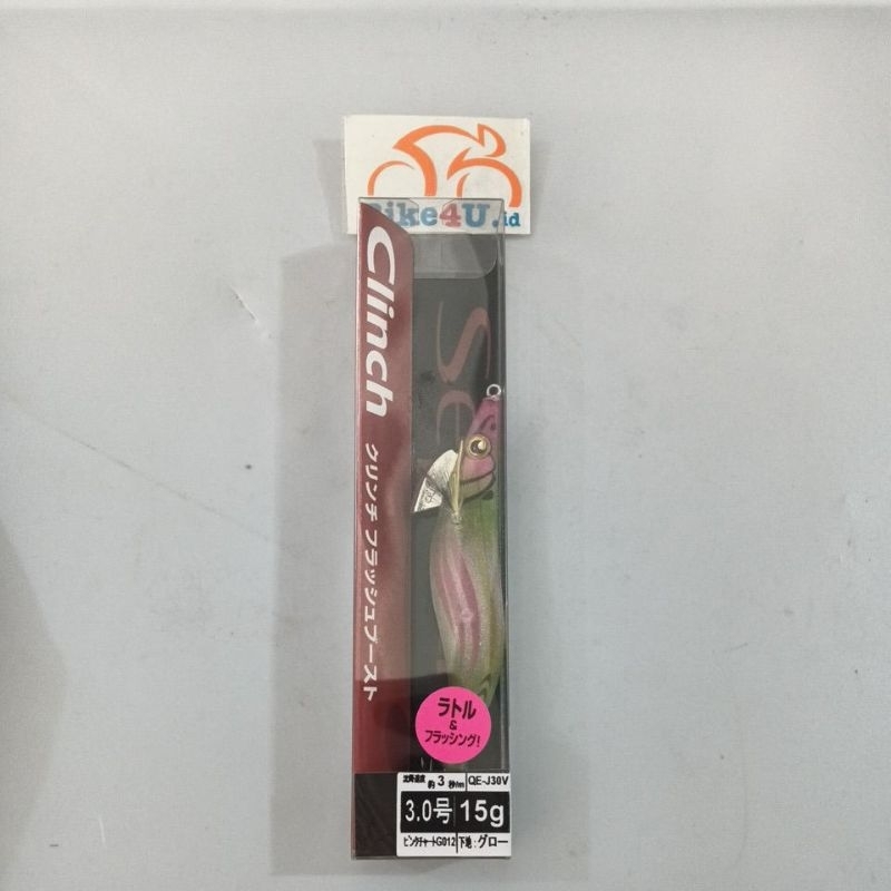 Egi Umpan Cumi Shimano QE 30V Clinch Rattle Flashboost