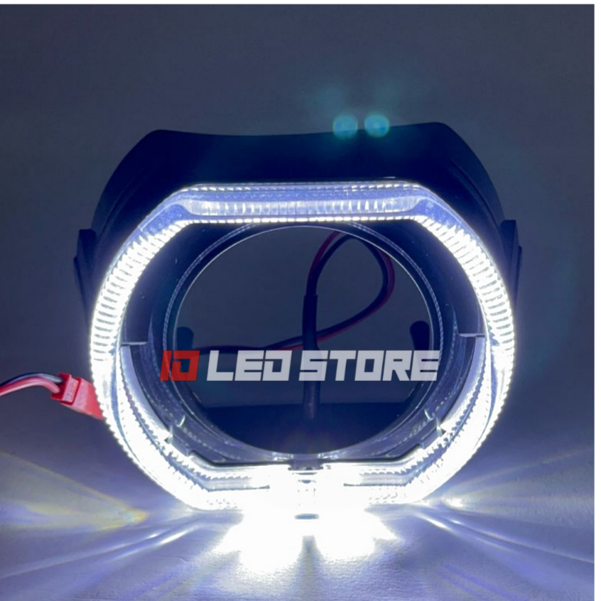 YTY Shroud 3 inch BMW Classic Ring Full Shroud 3" BMW angel eyes projector Biled