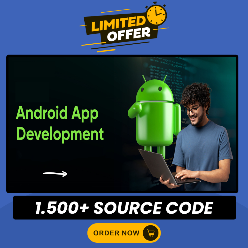 Paket 1.500 Source Code Android Studio + Unity5 + BONUS Android App Development Project Developer
