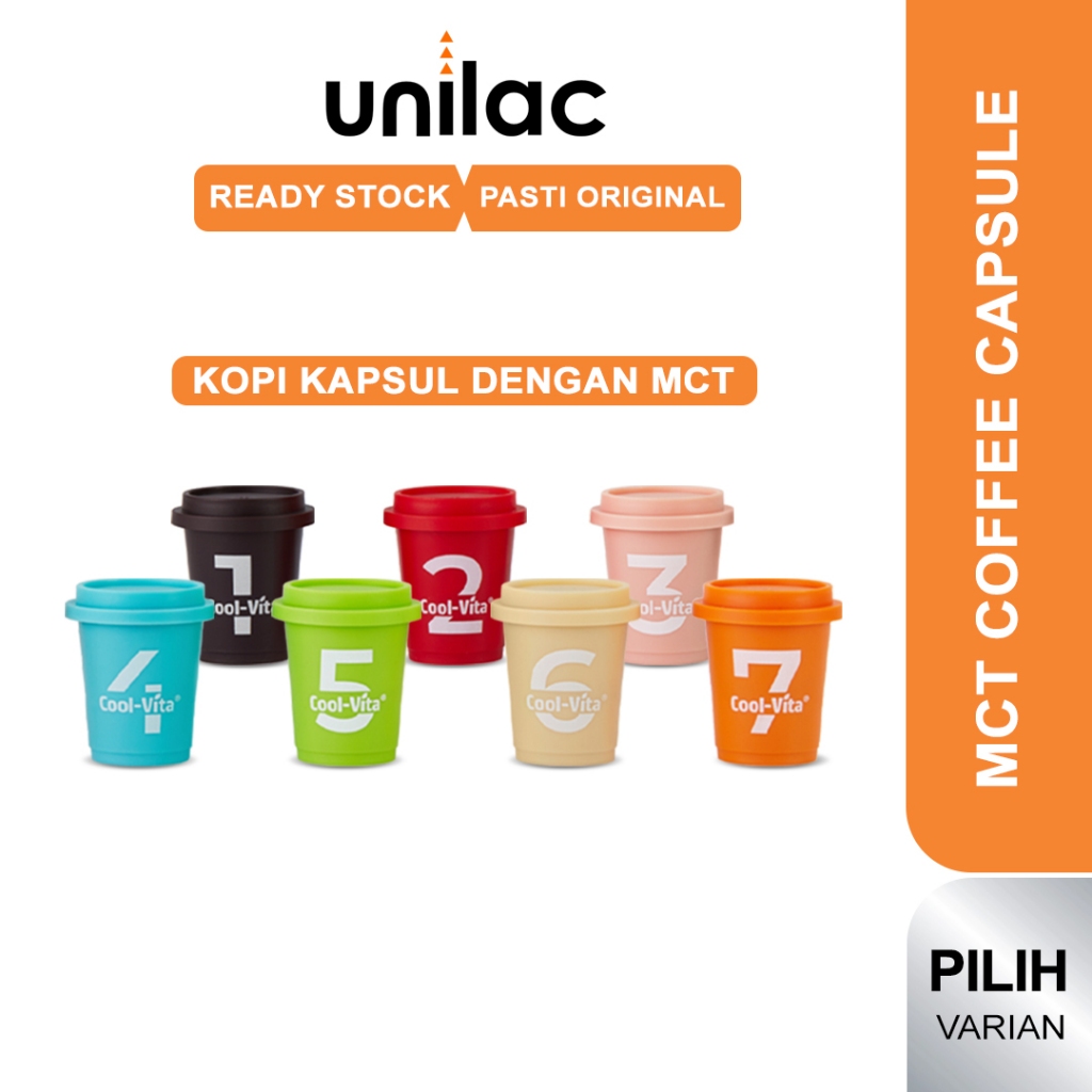 

Coolvita MCT Coffee Capsule 7 Pcs - Cool Vita Coffee | Cool-Vita Kopi