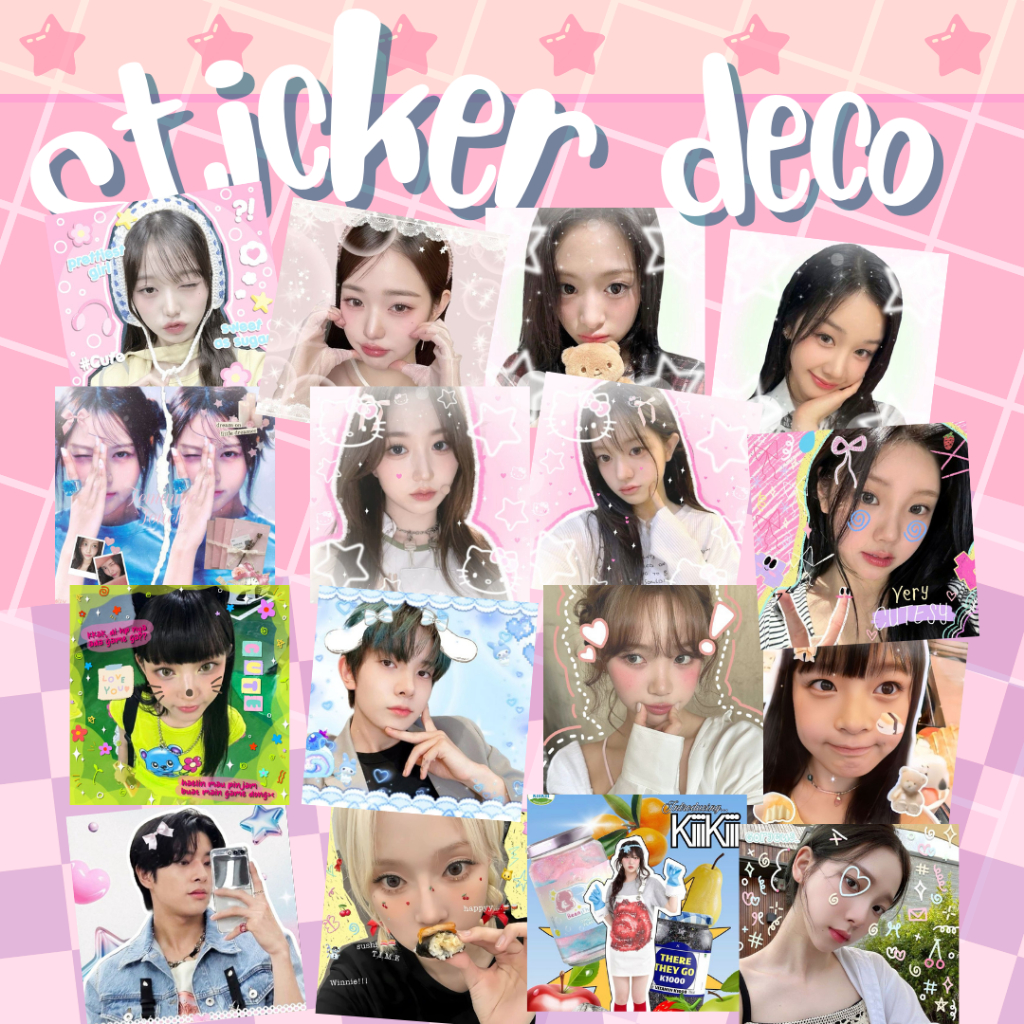 

Mail Sticker deco Kpop isi 25pcs 3,5 x 3,5 Stiker Sellkor Cute Aesthetic DECO JOURNAL MAIL Freebies