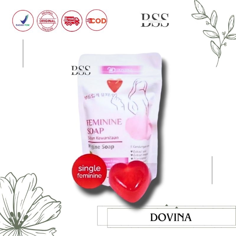 DOVINA FEMININE SOAP SABUN KEWANITAAN BY DOVINA