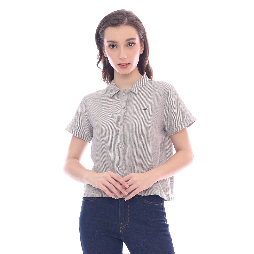 Spyderbilt Kemeja Lengan Pendek Wanita Diana Planet Surf