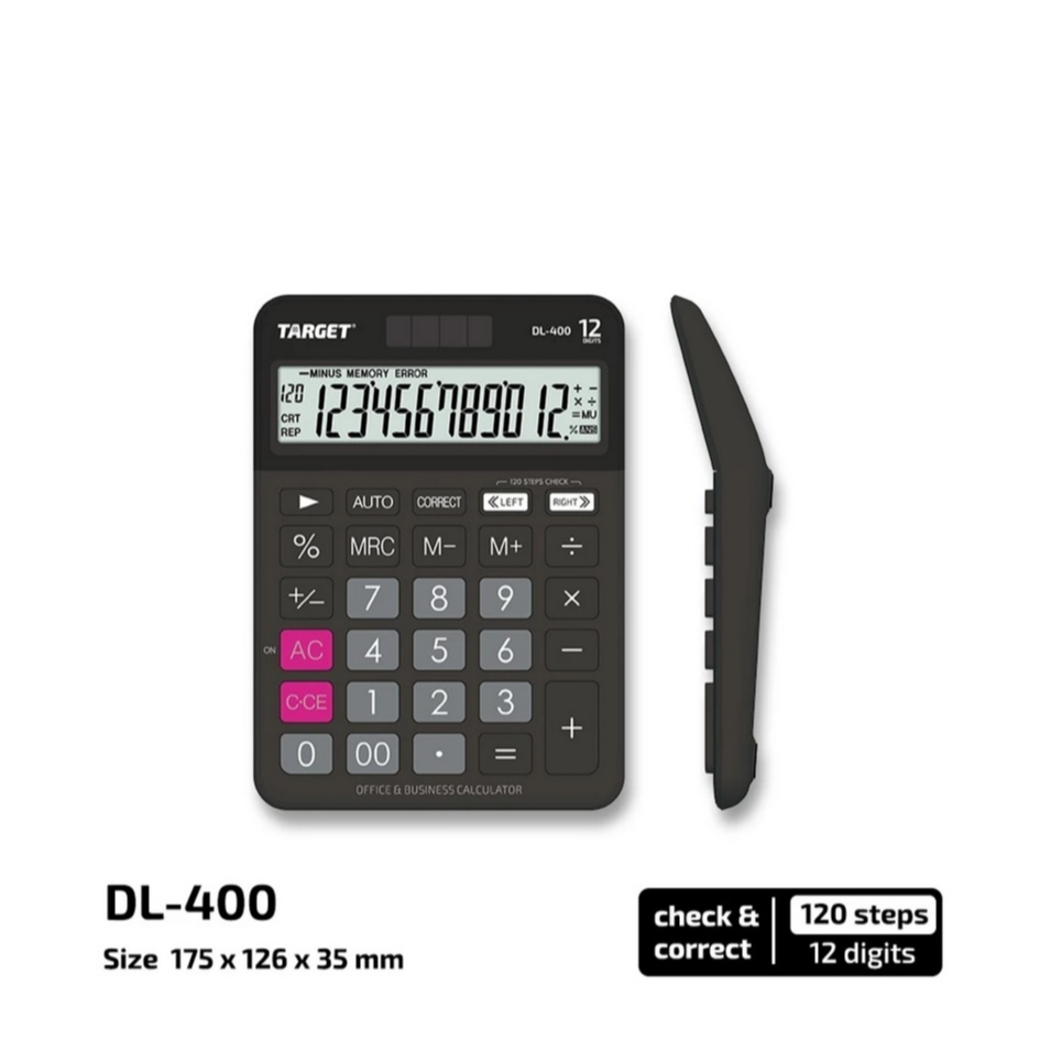 

KALKULATOR TARGET DL-400 / DESKTOP CALCULATOR 12 DIGIT