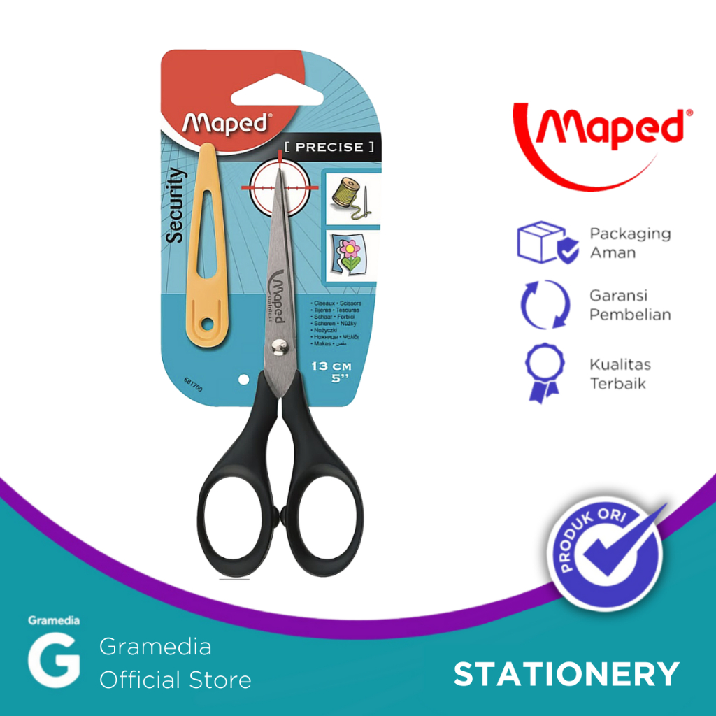 

MAPED POINTED SCISSOR W/ CAP - 13 CM SCI 681700