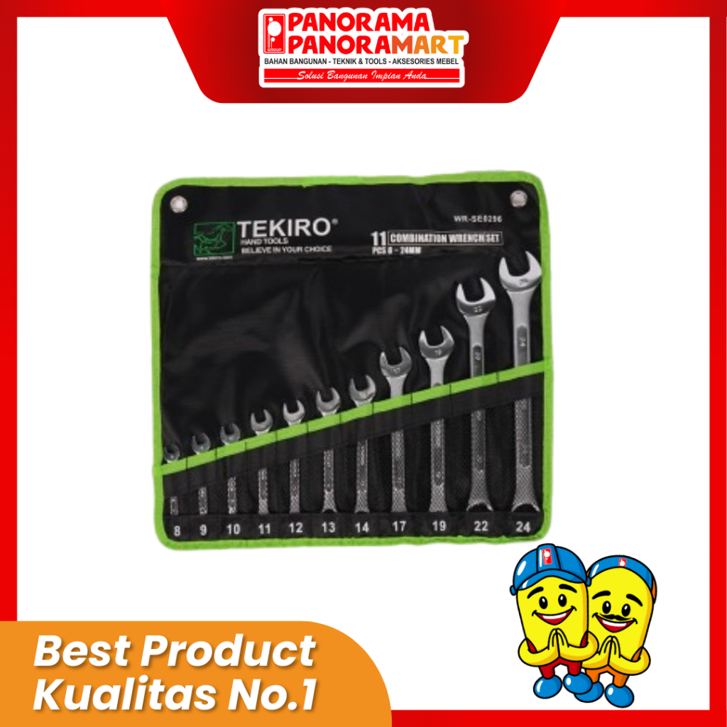 KUNCI RING PAS SET TEKIRO / TEKIRO KUNCI RING PAS SET /KUNCI RINGPAS SET / TOOLS - ALAT PERKAKAS