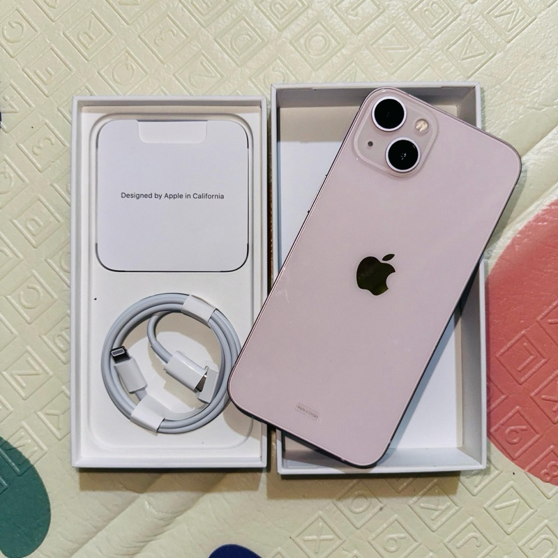 iphone 13/128 Gb warna pink fullset