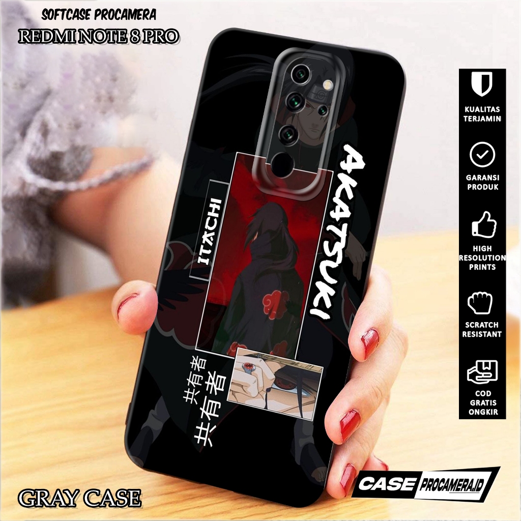 Case XIAOMI REDMI NOTE 8 PRO  - Casing XIAOMI REDMI NOTE 8 PRO  ( NARUTO)  - Kesing Hp - Casing Hp  