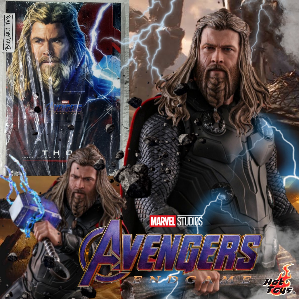 Hot Toys Thor Fat Avengers Endgame End Game Stormbreaker Mjolnir MMS557 MMS 557 ORIGINAL ORI ULTIMAT