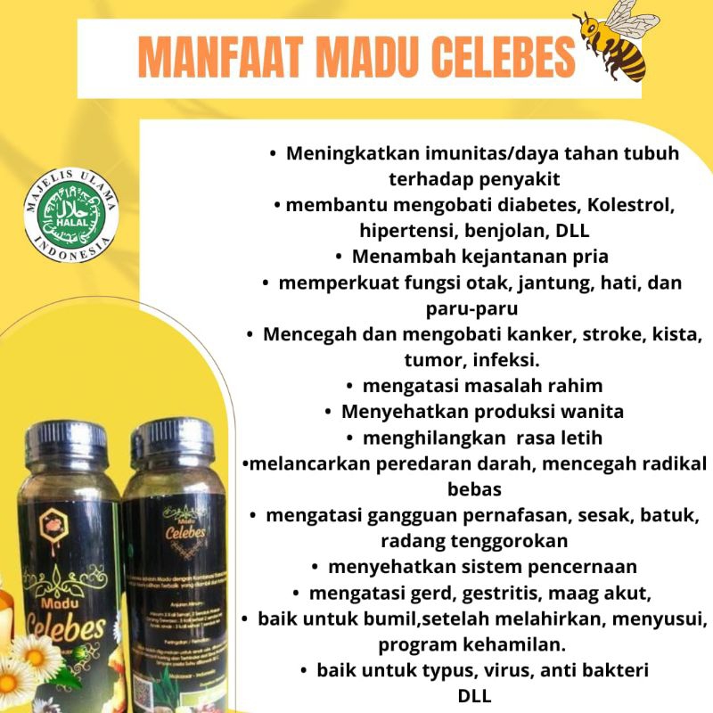 

MADU HERBAL CELEBES LPPOM/MUI DINKES P-IRT