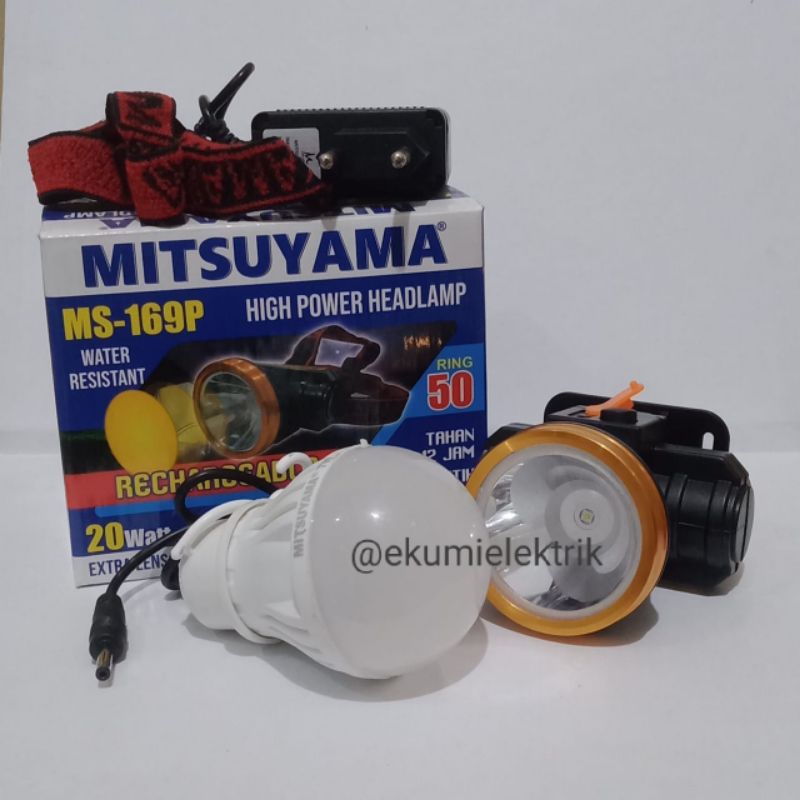 Senter Kepala Mitsuyama MS-169P 20 watt