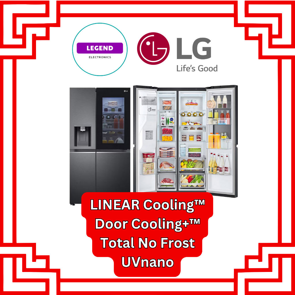 LG GCX257CQEW KULKAS SIDE BY SIDE INSTAVIEW TOKTOK LG GCX257CQEW / GCX257CQEW