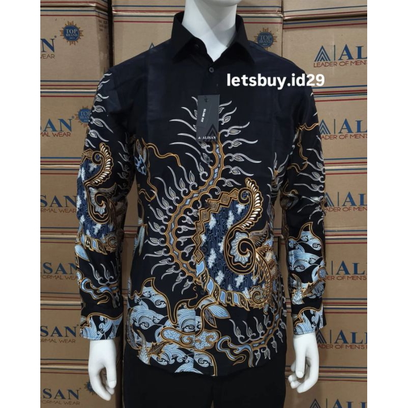 Batik Alisan Lengan Panjang Slim Fit