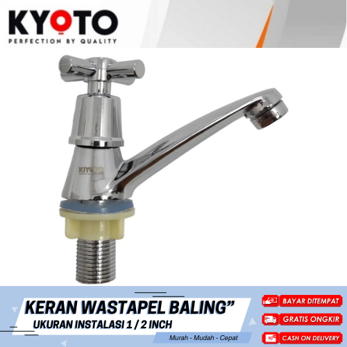 Kran Wastapel Keran Air Cuci Tangan Kepala Baling-Baling KYOTO