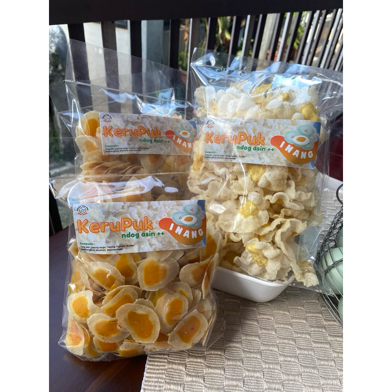 

Kerupuk telur asin Inang