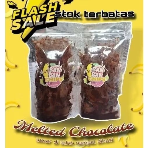 

Kripik pisang chocolate malted by BANBANCHIPS