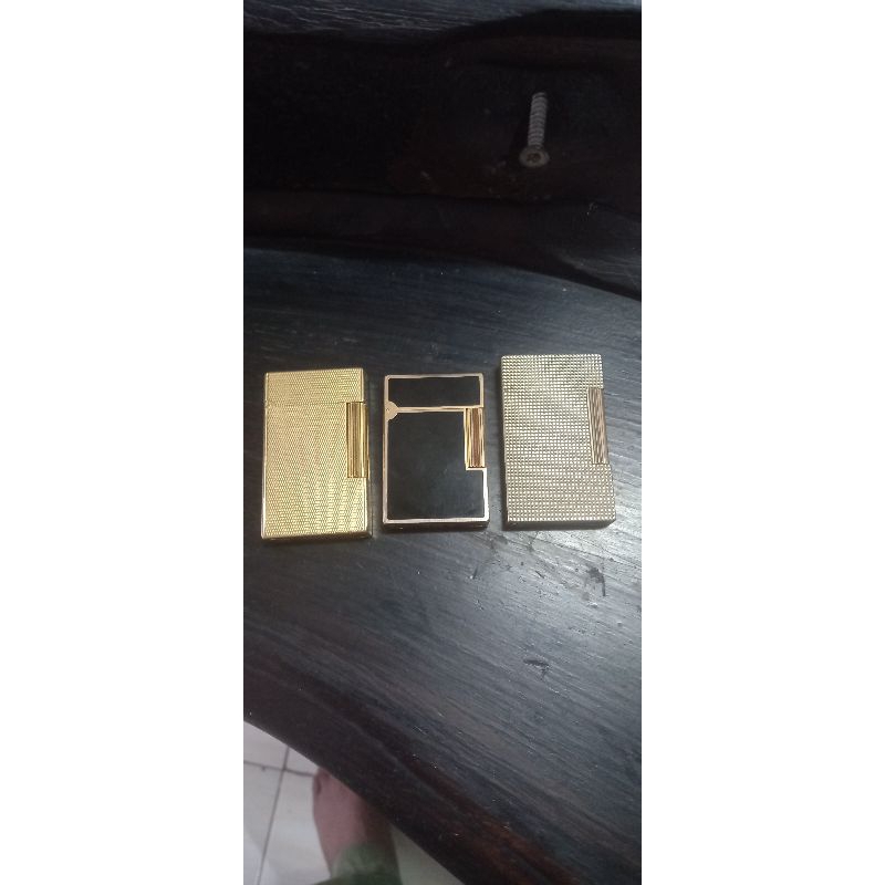 3 pcs st dupont lighter original france