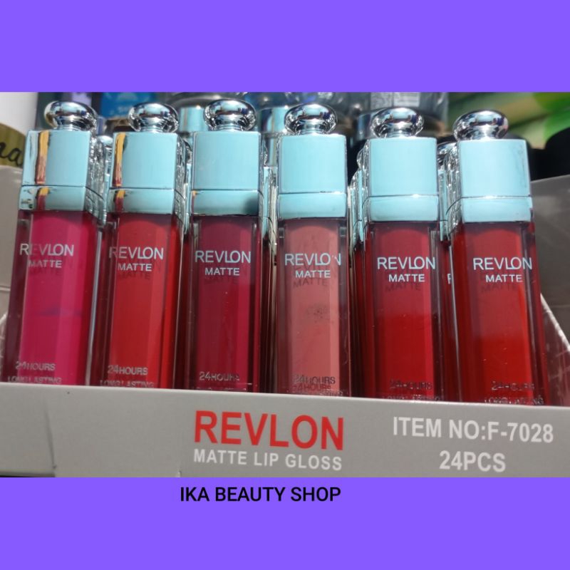 Revlon Matte Lip Gloss / Lipstik 3D Tahan Lama