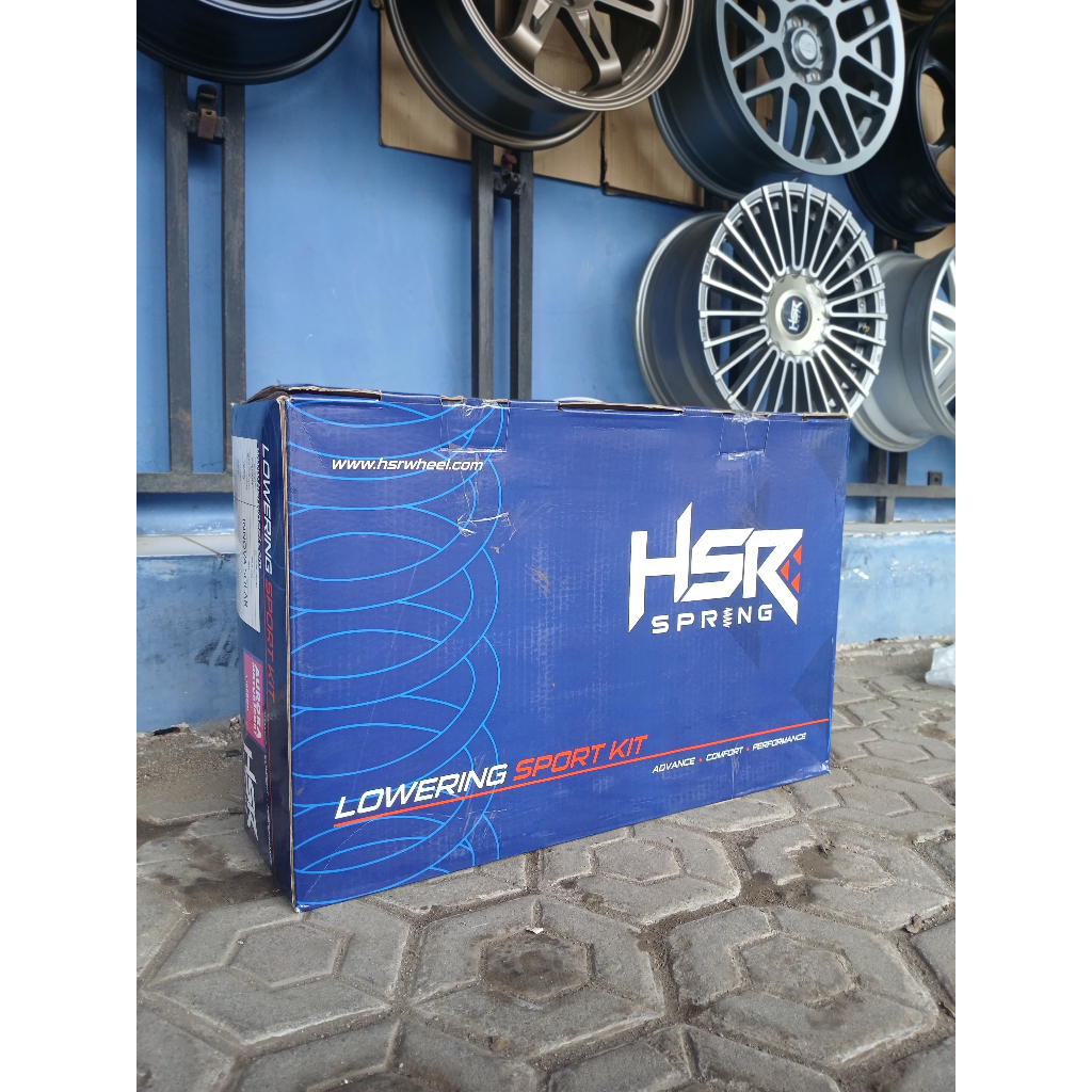 Lowering kit Per Ceper  honda HRV Tahun 2022 - HSR Lowering Kit Red