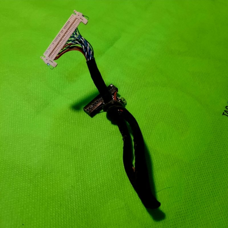 KABEL LVDS LCD TV POLYTRON PLD 24D6551 ORIGINAL BAWAAN UNIT TV YANG LCDNYA PECAH KONDISI OK 100%