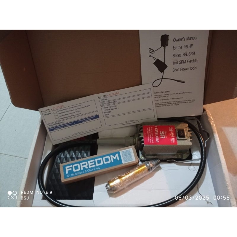 MESIN BOR FOREDOM SR-400 {2ARAH}