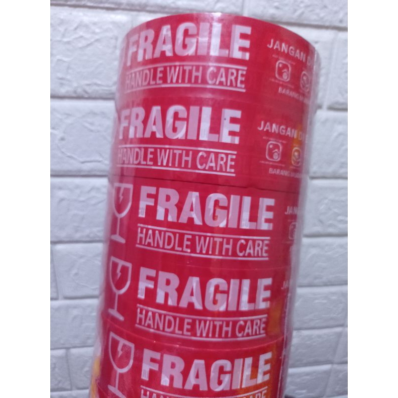 

LAKBAN FRAGILE 45mm X 500 yard [merah]