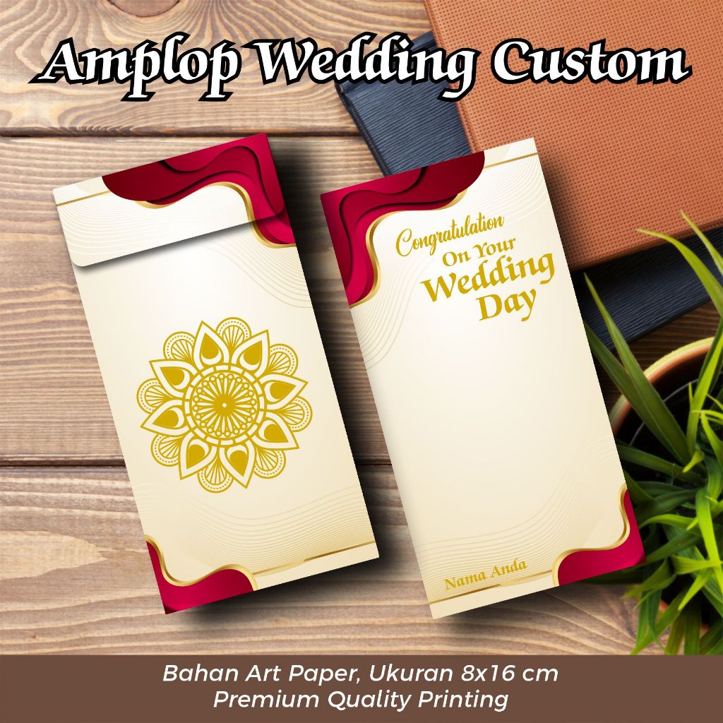 

Amplop Sumbangan Nikah Wedding Isi 12 pcs Ukuran 8x16 cm