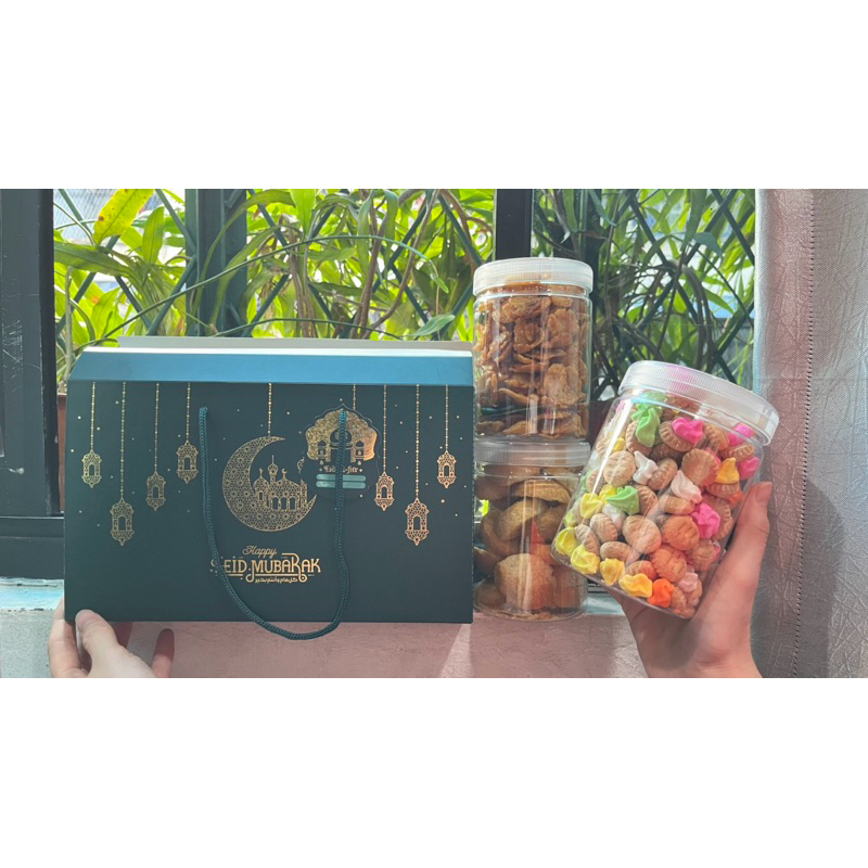 

TRIPLED BOX EID GIFT HAMPERS / HAMPERS LEBARAN IDUL FITRI 2025
