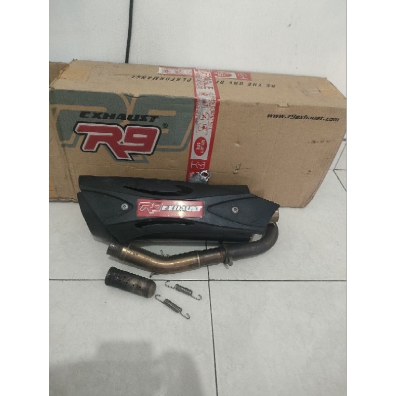 Knalpot R9 Misano Ori Mio M3,Freego,Soul GT 125,Fino 125,Yamaha 125 kecuali Lexi