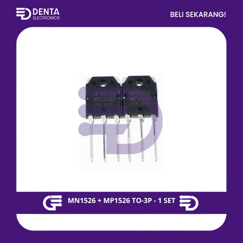 MN1526 + MP1526 TO-3P - 1 SET