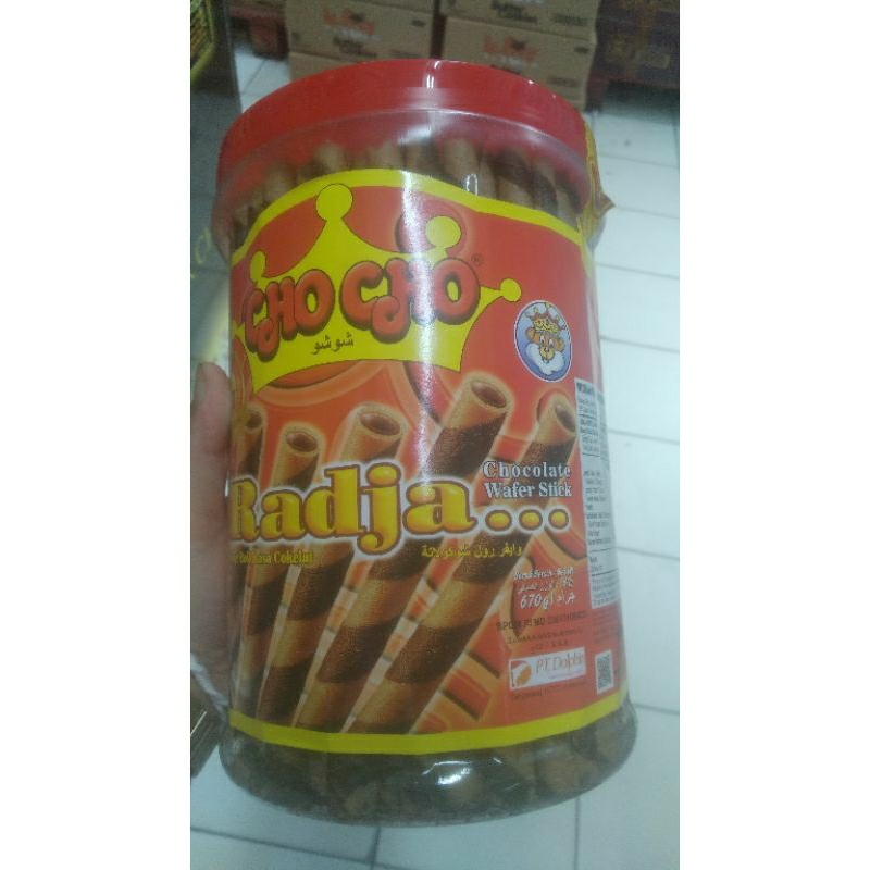 

Wafer stick coklat Kogen Chocho Rocky toples 600g