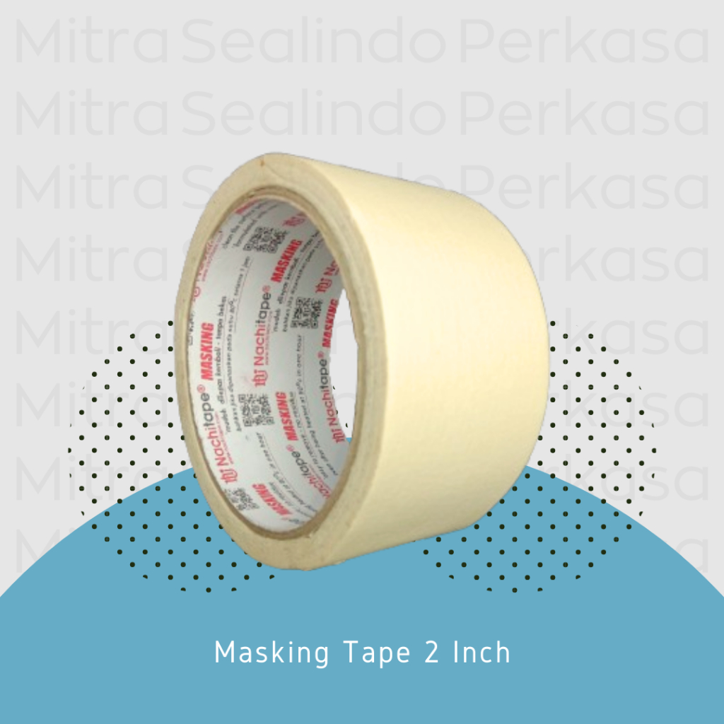 

Lakban Kertas Nachi 2 inch 48mm 20 yard / Masking Tape Per 1 Roll