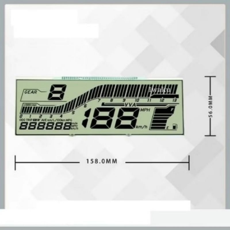lcd speedometer r15v3, vixion r vixion vva