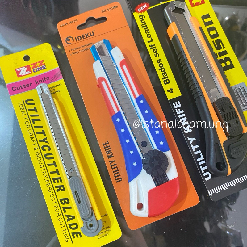 

BISON IDEKU PISAU CUTTER MINI / CUTTER BESAR 16”