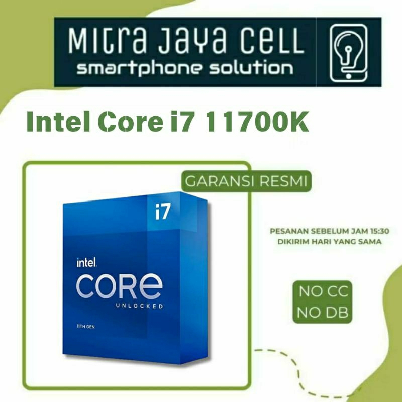 Processor Intel Core i7 Gen 11 11700k