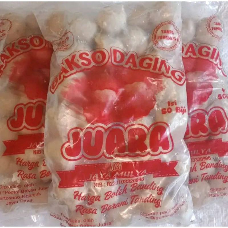 

PROMO PENTOL DAGING SAPI ISI 50 MERK MAK E DAN MERK JUARA