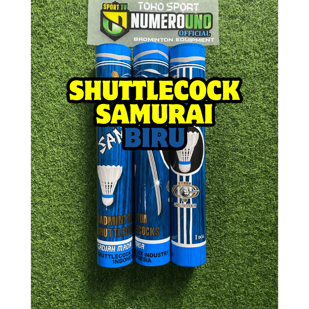 SHUTTLECOCK SAMURAI BIRU ORIGINAL