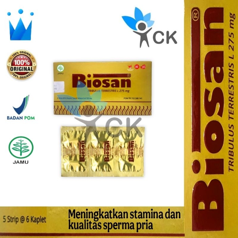 BIOSAN TRIBESTAN BOX memperbaiki vitalitas dan kualitas sperma jaminan mutu