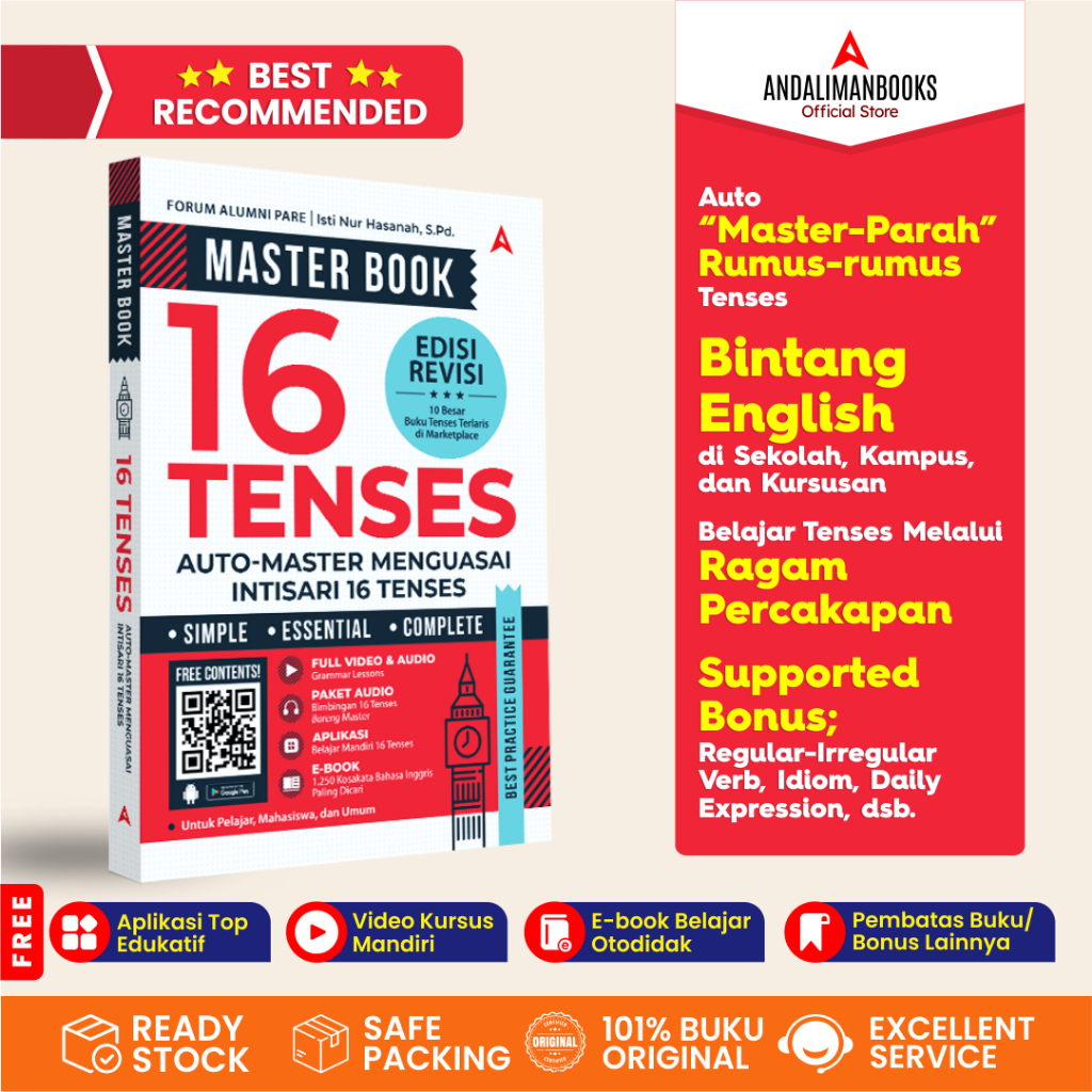 BUKU 16 TENSES Bahasa INGGRIS-Master Book 16 Tenses