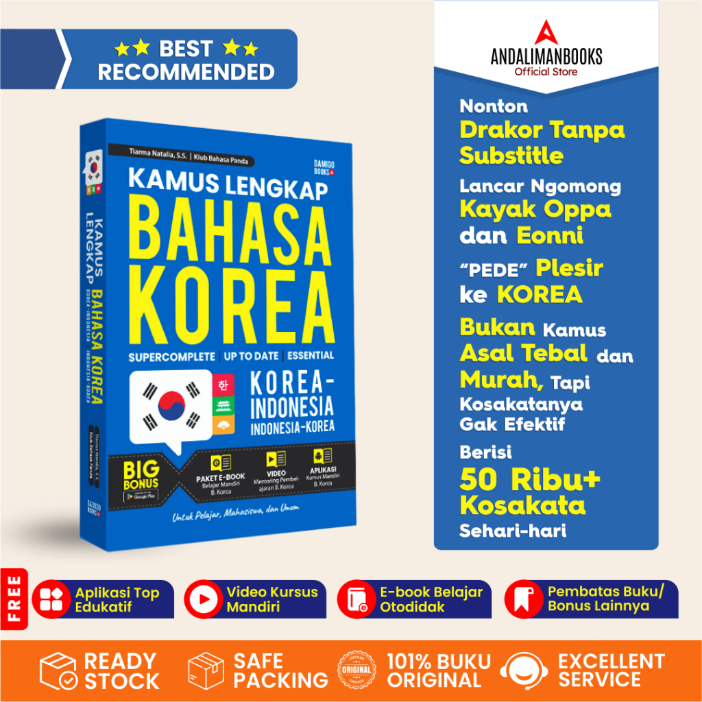KAMUS Bahasa KOREA- Kamus Lengkap Bahasa Korea