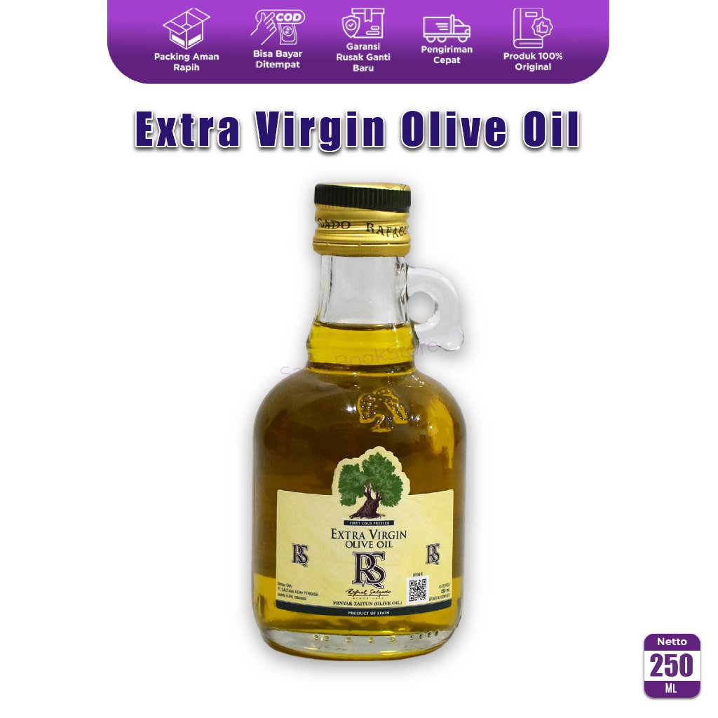 

Minyak Zaitun Extra Virgin Olive 250 Ml 90 Rafael Salgado Original Untuk Wajah, Kolesterol, Rambut
