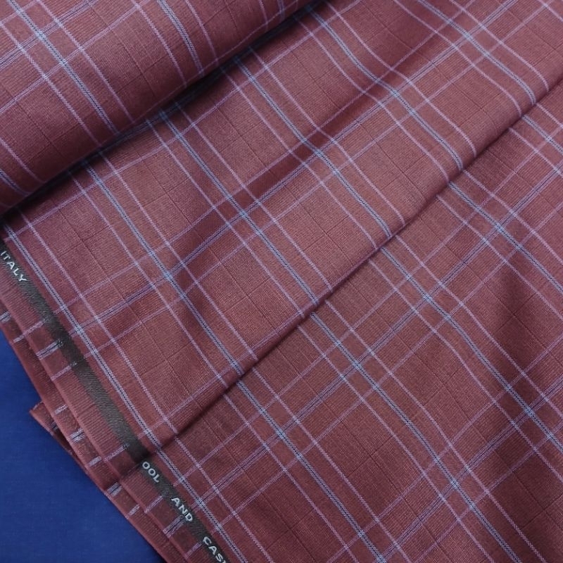 Kain Semi wool Kotak/ Kain Semi Wool And Cashmere Kotak  | SEMI WOOL