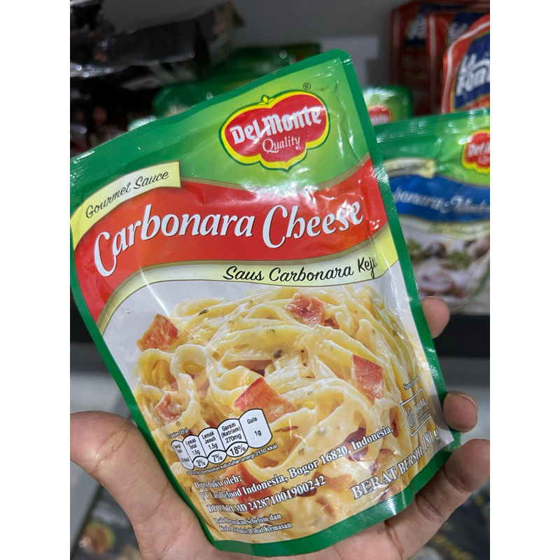 

Delmonte Carbonara Cheese Sauce 180 gram